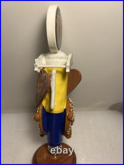 PAULANER MUNCHEN OKTOBERFEST BEER AND PRETZELS draft beer tap handle. GERMANY