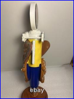 PAULANER MUNCHEN OKTOBERFEST BEER AND PRETZELS draft beer tap handle. GERMANY