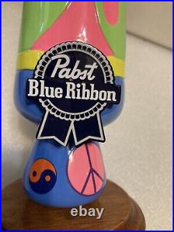 PBR PABST BLUE RIBBON 21-T3 RETRO 1960'S LAVA LAMP draft beer tap handle. USA