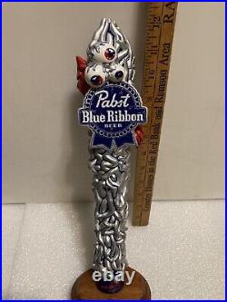 PBR PABST BLUE RIBBON ART SERIES FAR OUT EYEBALLS draft beer tap handle. USA