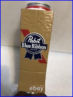 PBR PABST BLUE RIBBON ART SERIES PAPER BAG draft keg beer tap handle. WISCONSIN