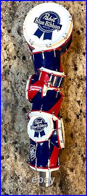 PBR PABST BLUE RIBBON Beer CUSTOM DRUMS TAP HANDLE RARE