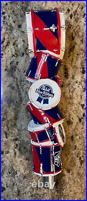 PBR PABST BLUE RIBBON Beer CUSTOM DRUMS TAP HANDLE RARE