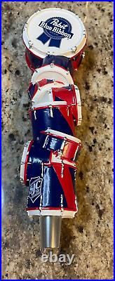 PBR PABST BLUE RIBBON Beer CUSTOM DRUMS TAP HANDLE RARE