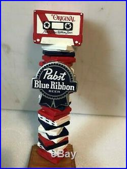 PBR PABST BLUE RIBBON CASETTE JUKEBOX beer tap handle. Milwaukee, Wisconsin