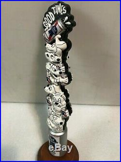 PBR PABST BLUE RIBBON GOOD TIMES art series beer tap handle. Milwaukee, Wisconsin