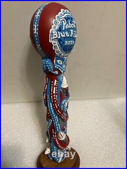 PBR. PABST BLUE RIBBON OCTOPABST draft beer tap handle. Milwaukee, Wisconsin