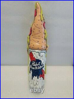 PBR Pabst Blue Ribbon Pizza Beer Can New in Box 12 Draft Beer Keg Tap Handle