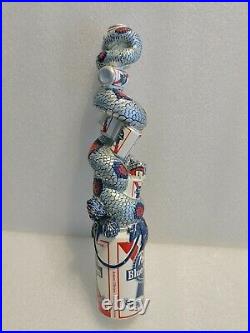 PBR Pabst Blue Ribbon Silver Snake Can GEAR SHIFT 11 Draft Beer Tap Handle