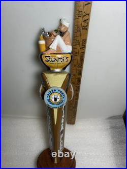PIZZA PORT BREWERY SWAMIS IPA BEER SNAKE CHARMER beer tap handle CALIFORNIA