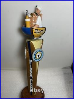 PIZZA PORT BREWERY SWAMIS IPA BEER SNAKE CHARMER beer tap handle CALIFORNIA PIZZA PORT BREWERY SWAMIS IPA BEER SNAKE CHARMER beer tap handle CALIFORNIA
