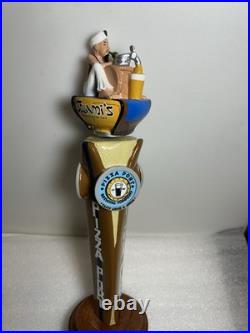 PIZZA PORT BREWERY SWAMIS IPA BEER SNAKE CHARMER beer tap handle CALIFORNIA