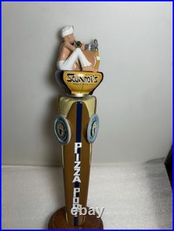 PIZZA PORT BREWERY SWAMIS IPA BEER SNAKE CHARMER beer tap handle CALIFORNIA