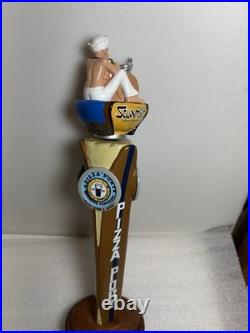 PIZZA PORT BREWERY SWAMIS IPA BEER SNAKE CHARMER beer tap handle CALIFORNIA