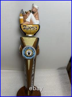 PIZZA PORT BREWERY SWAMIS IPA BEER SNAKE CHARMER beer tap handle CALIFORNIA PIZZA PORT BREWERY SWAMIS IPA BEER SNAKE CHARMER beer tap handle CALIFORNIA