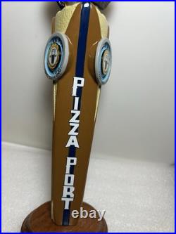 PIZZA PORT BREWERY SWAMIS IPA BEER SNAKE CHARMER beer tap handle CALIFORNIA