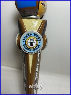 PIZZA PORT BREWERY SWAMIS IPA BEER SNAKE CHARMER beer tap handle CALIFORNIA