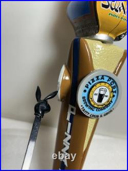 PIZZA PORT BREWERY SWAMIS IPA BEER SNAKE CHARMER beer tap handle CALIFORNIA