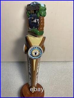 PIZZA PORT SWAMIS ISLAND GETAWAY draft beer tap handle. CALIFORNIA