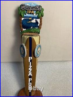 PIZZA PORT SWAMIS ISLAND GETAWAY draft beer tap handle. CALIFORNIA