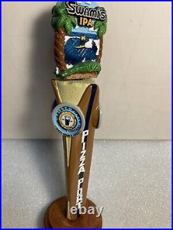 PIZZA PORT SWAMIS ISLAND GETAWAY draft beer tap handle. CALIFORNIA