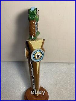 PIZZA PORT SWAMIS ISLAND GETAWAY draft beer tap handle. CALIFORNIA