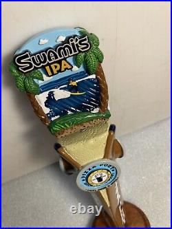 PIZZA PORT SWAMIS ISLAND GETAWAY draft beer tap handle. CALIFORNIA