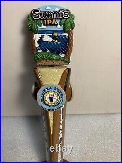 PIZZA PORT SWAMIS ISLAND GETAWAY draft beer tap handle. CALIFORNIA