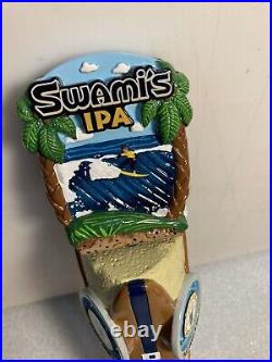 PIZZA PORT SWAMIS ISLAND GETAWAY draft beer tap handle. CALIFORNIA