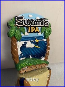 PIZZA PORT SWAMIS ISLAND GETAWAY draft beer tap handle. CALIFORNIA