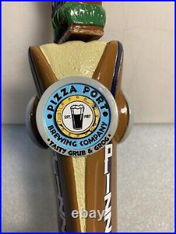 PIZZA PORT SWAMIS ISLAND GETAWAY draft beer tap handle. CALIFORNIA