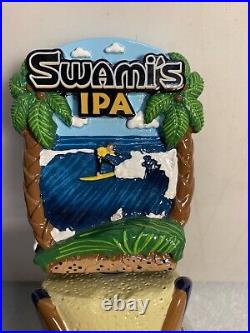 PIZZA PORT SWAMIS ISLAND GETAWAY draft beer tap handle. CALIFORNIA