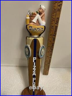 PIZZA PORT SWAMI'S BEER CHARMER TOPPER draft beer tap handle. CALIFORNIA