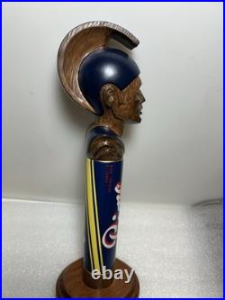 PRIMO BEER HAWAIIAN CHIEF AND WARRIOR KA'IANA draft beer tap handle. HAWAII