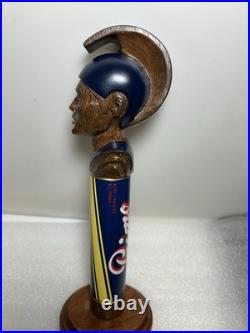 PRIMO BEER HAWAIIAN CHIEF AND WARRIOR KA'IANA draft beer tap handle. HAWAII