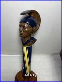 PRIMO BEER HAWAIIAN CHIEF AND WARRIOR KA'IANA draft beer tap handle. HAWAII