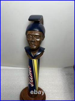 PRIMO BEER HAWAIIAN CHIEF AND WARRIOR KA'IANA draft beer tap handle. HAWAII