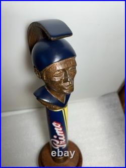 PRIMO BEER HAWAIIAN CHIEF AND WARRIOR KA'IANA draft beer tap handle. HAWAII