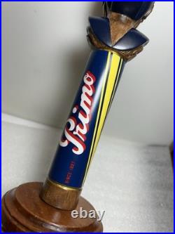 PRIMO BEER HAWAIIAN CHIEF AND WARRIOR KA'IANA draft beer tap handle. HAWAII