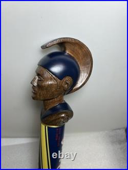 PRIMO BEER HAWAIIAN CHIEF AND WARRIOR KA'IANA draft beer tap handle. HAWAII