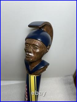 PRIMO BEER HAWAIIAN CHIEF AND WARRIOR KA'IANA draft beer tap handle. HAWAII
