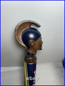 PRIMO BEER HAWAIIAN CHIEF AND WARRIOR KA'IANA draft beer tap handle. HAWAII