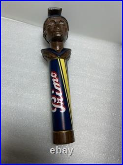 PRIMO BEER HAWAIIAN CHIEF AND WARRIOR KA'IANA draft beer tap handle. HAWAII