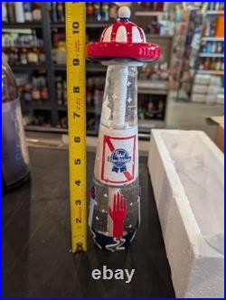 Pabst Blue Ribbon Beer PBR Art Series UFO Spaceship Tap Handle New