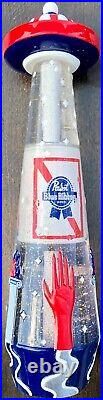 Pabst Blue Ribbon Beer PBR Art Series UFO Spaceship Tap Handle New in Box