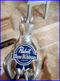 Pabst Blue Ribbon Beer PBR Unicorn Tap Handle 11 Bar Tap