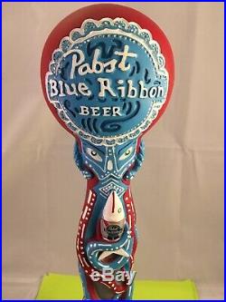 Pabst Blue Ribbon Beer Tap Handle Rare Figural Pabst Octopus Beer Tap Handle