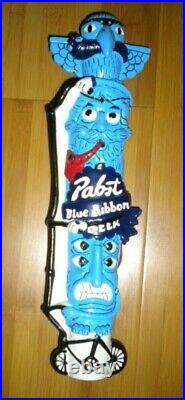 Pabst Blue Ribbon Beer Totem Pole Tap Handle 12 x 3 1/2 New