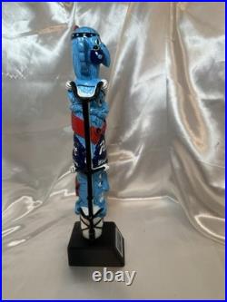 Pabst Blue Ribbon Craig Dransfield Art Series Totem Pole Beer Tap Handle read