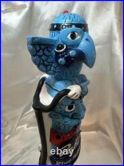 Pabst Blue Ribbon Craig Dransfield Art Series Totem Pole Beer Tap Handle read